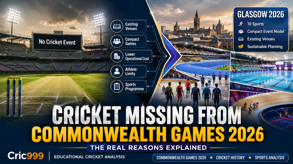 Cricket Missing from Commonwealth Games 2026: The Real Reasons Explained | Cric999